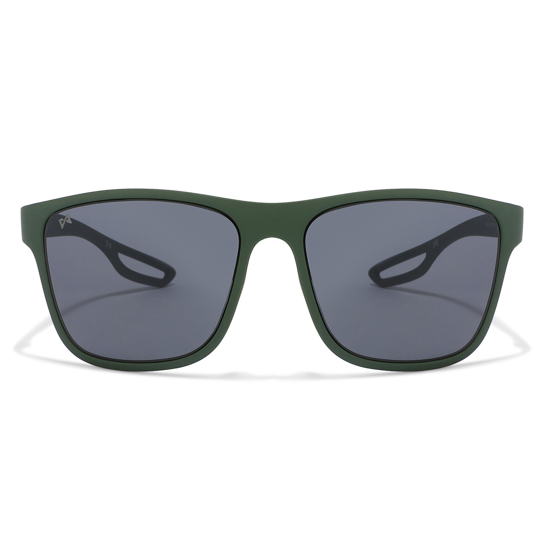 BRANDED Light Green Full Rim Square left side