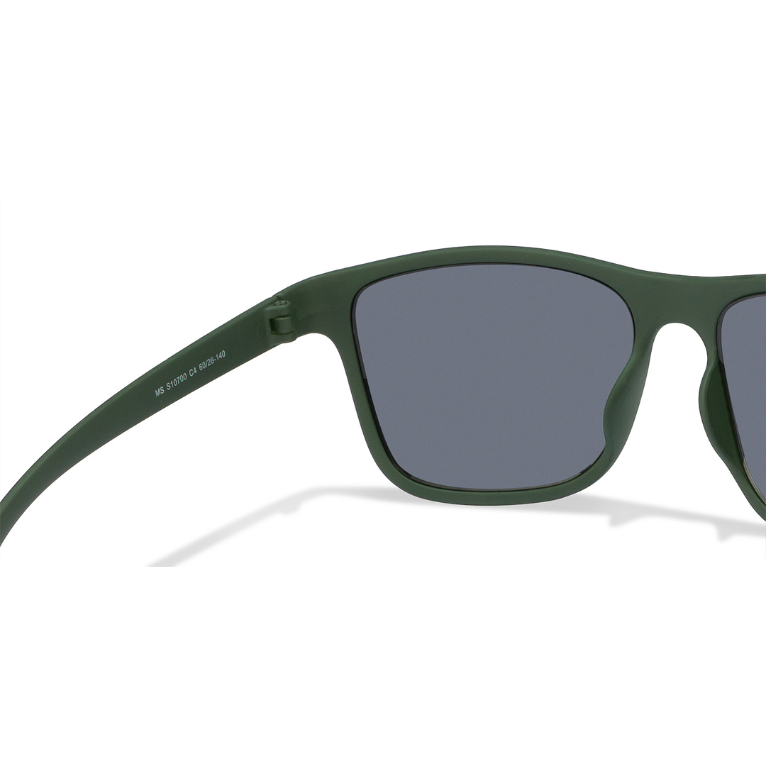 BRANDED Light Green Full Rim Square left side