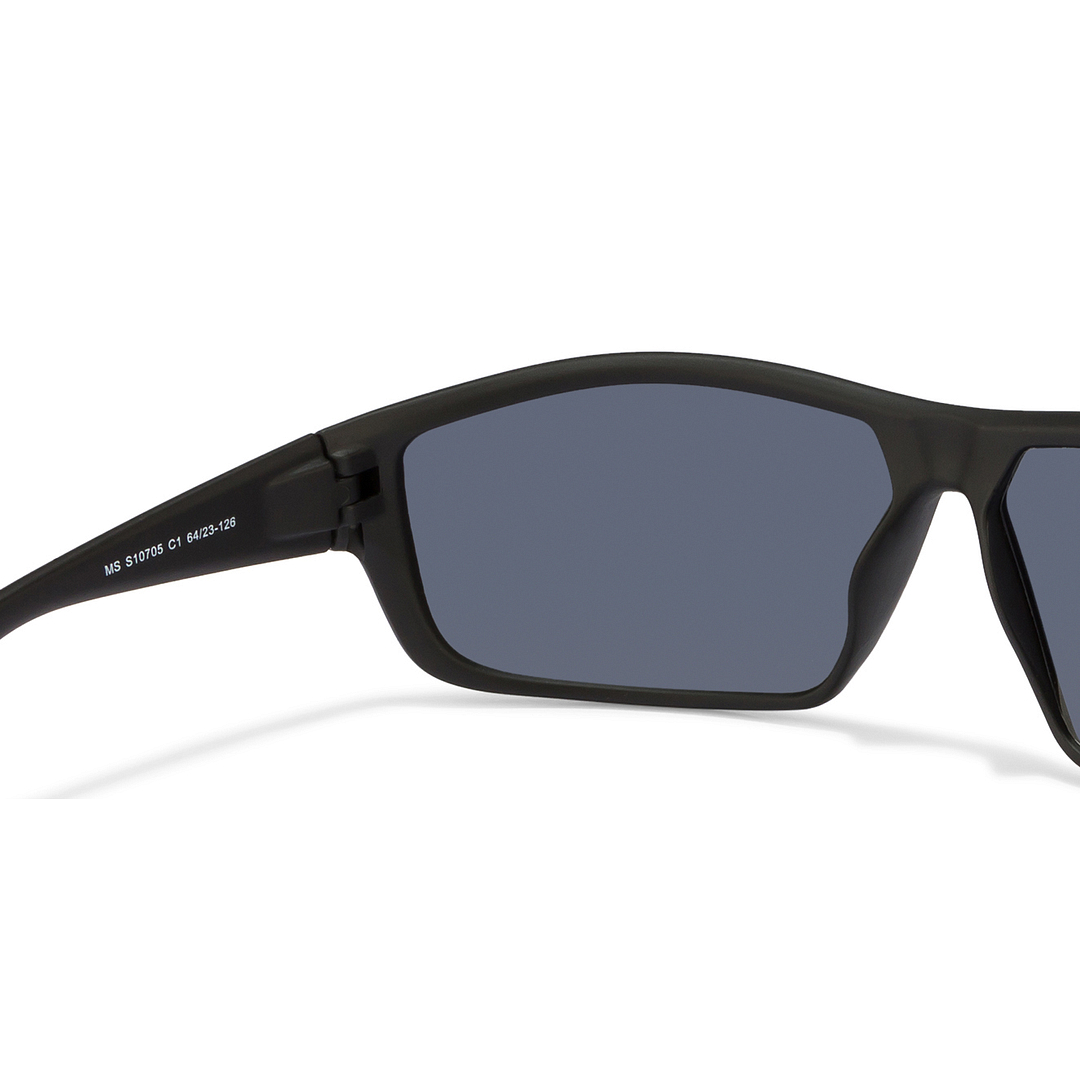 BRANDED Black Full Rim Rectangle left side