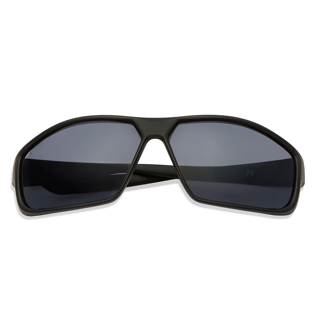 BRANDED Black Full Rim Rectangle right side