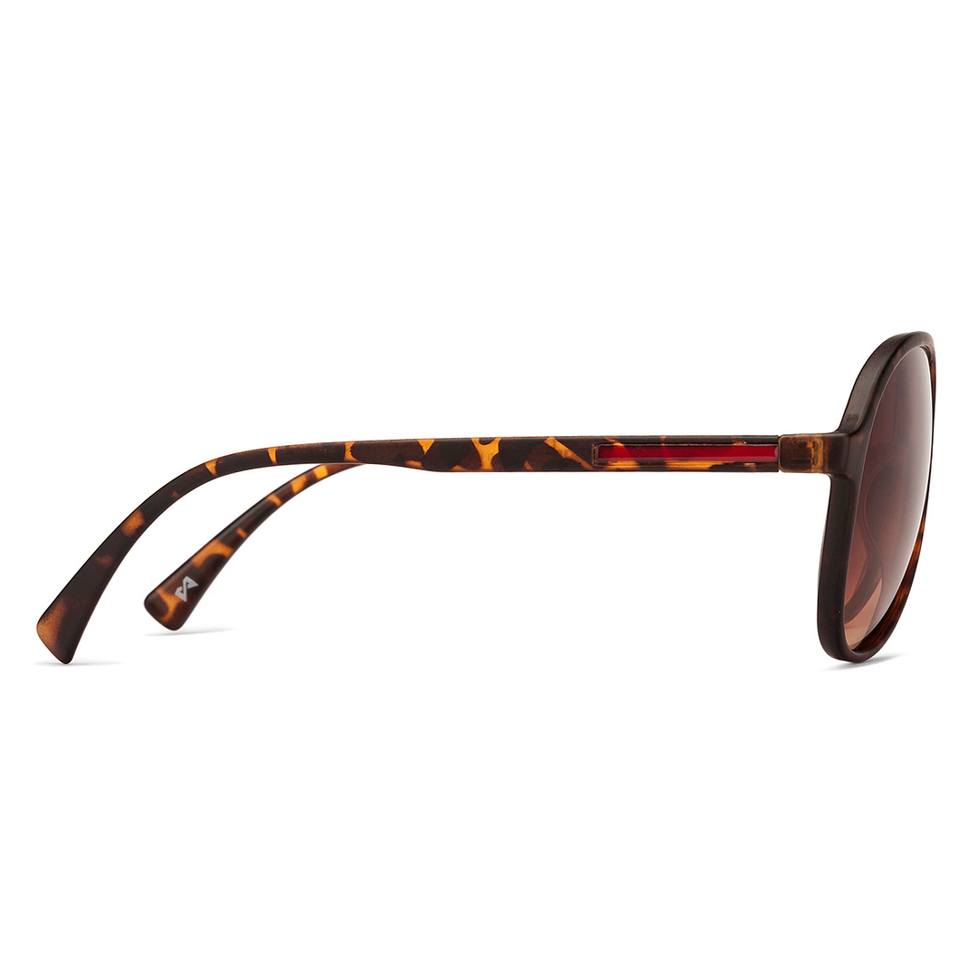 Mask Gunmetal Full Rim Aviator left side
