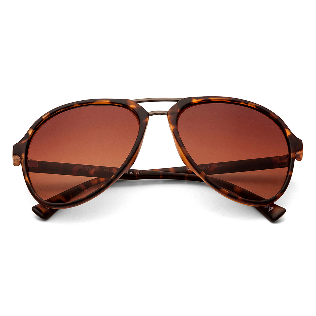 Mask Gunmetal Full Rim Aviator left side