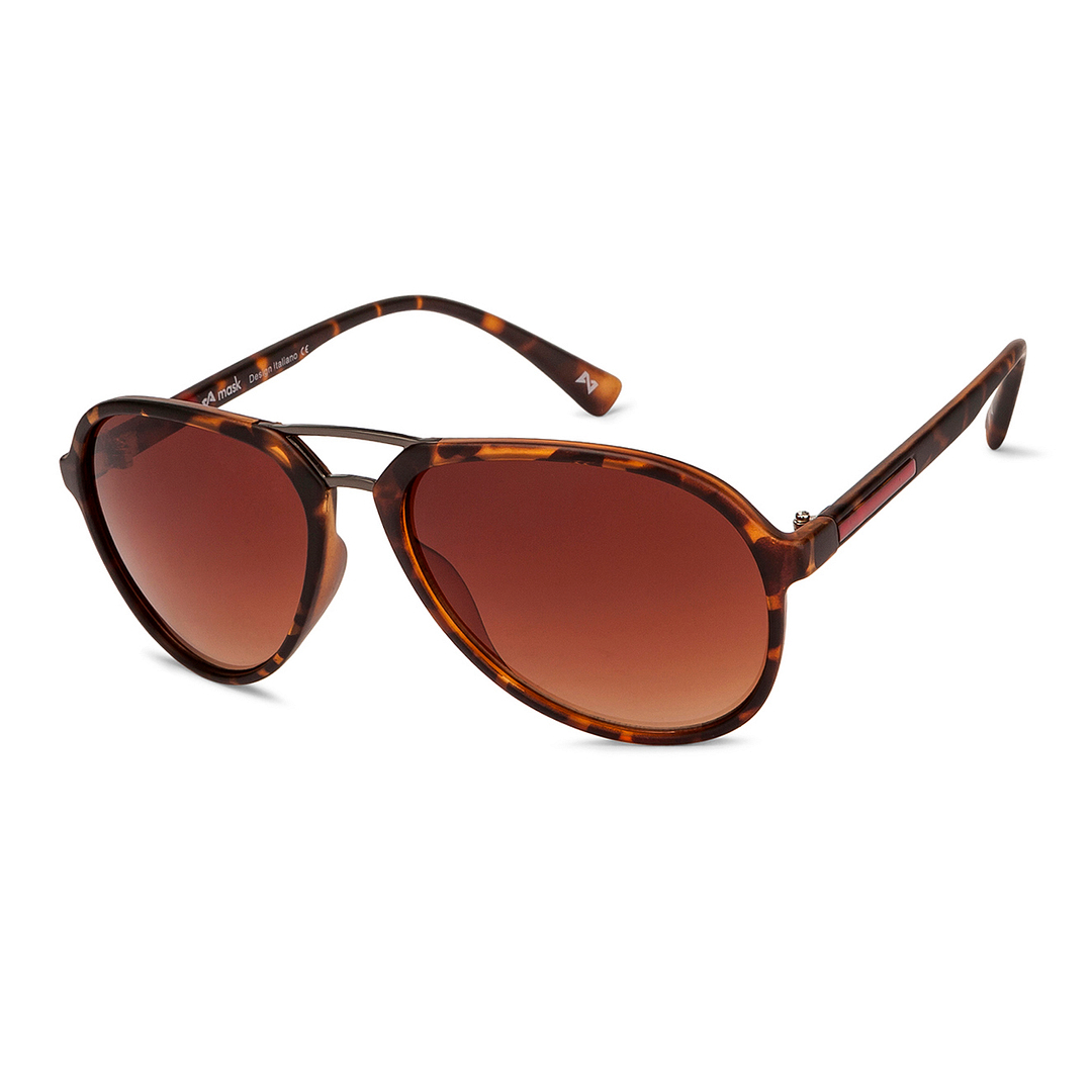 Mask Gunmetal Full Rim Aviator right side