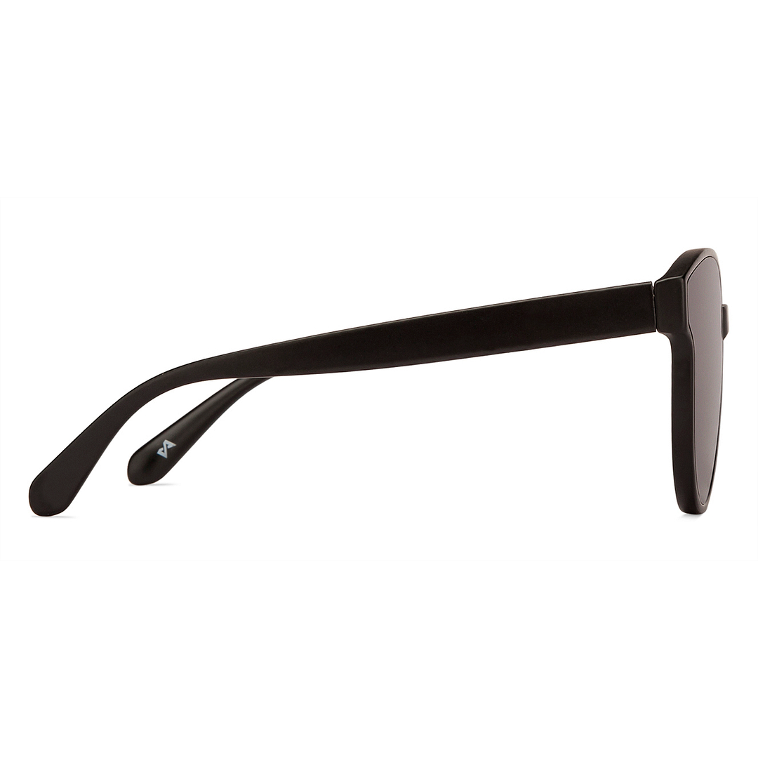 Mask Black Full Rim Round left side