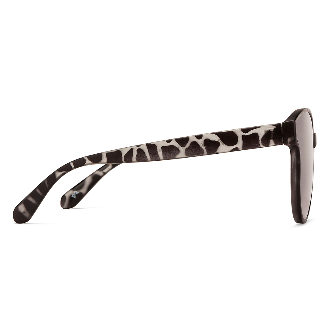 Mask Black Full Rim Round right side