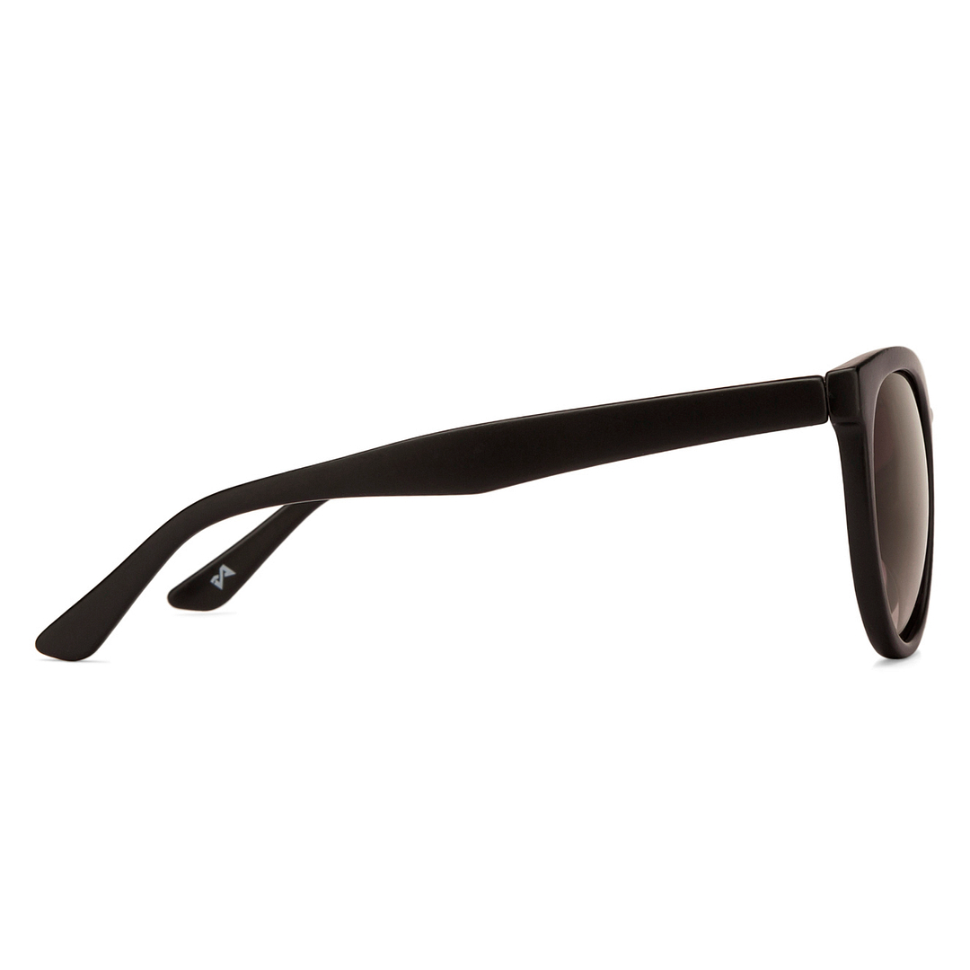 BRANDED Black Full Rim Round right side