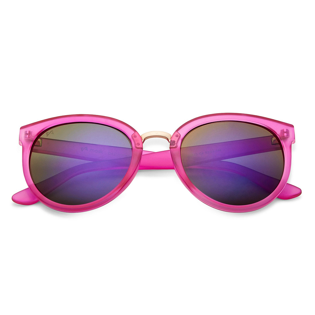 BRANDED Gold Full Rim Round left side