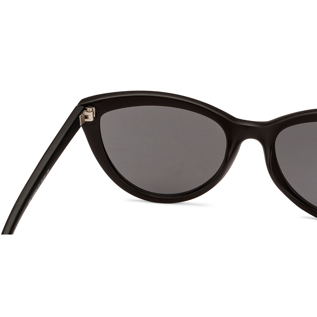 Mask Black Full Rim Cat Eye right side