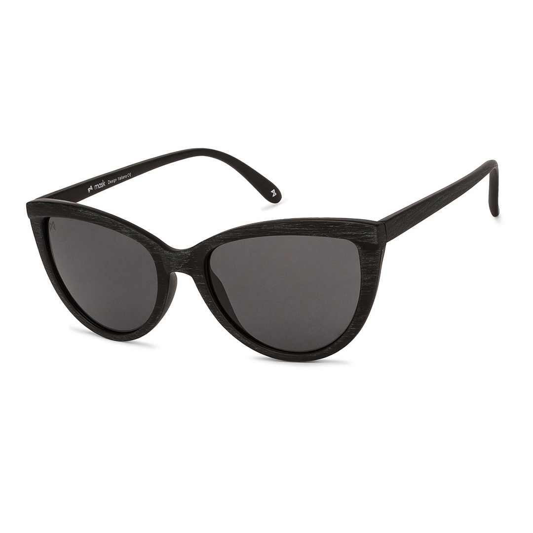 Mask Black Full Rim Cat Eye right side