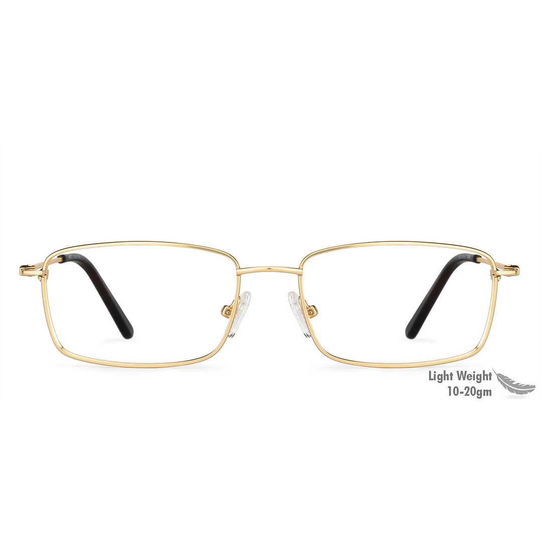 Vincent Chase Online Gold Full Rim Rectangle left side
