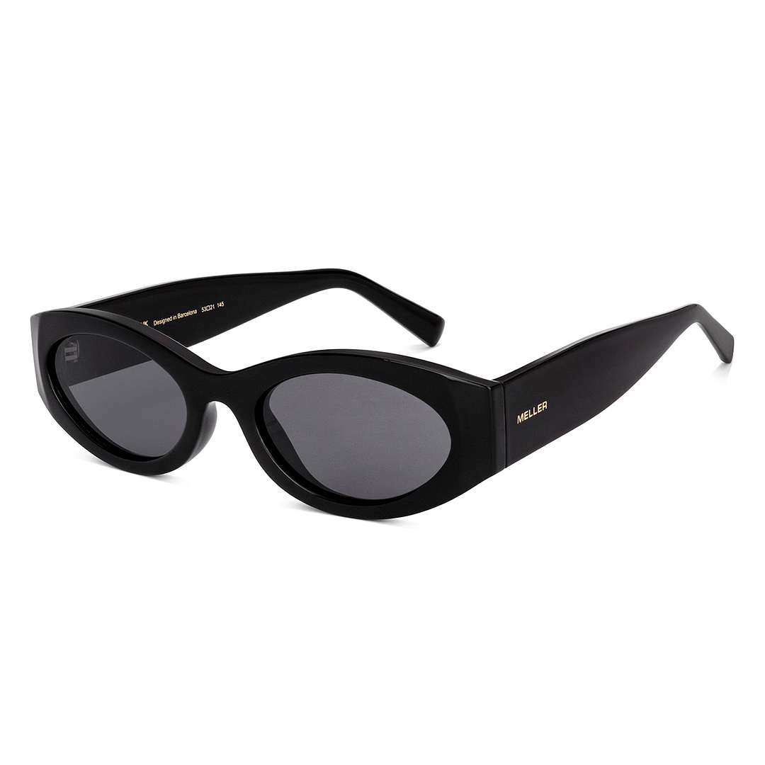 Buy Black Full Rim Oval Meller MEL S18821 Polarized Sunglasses