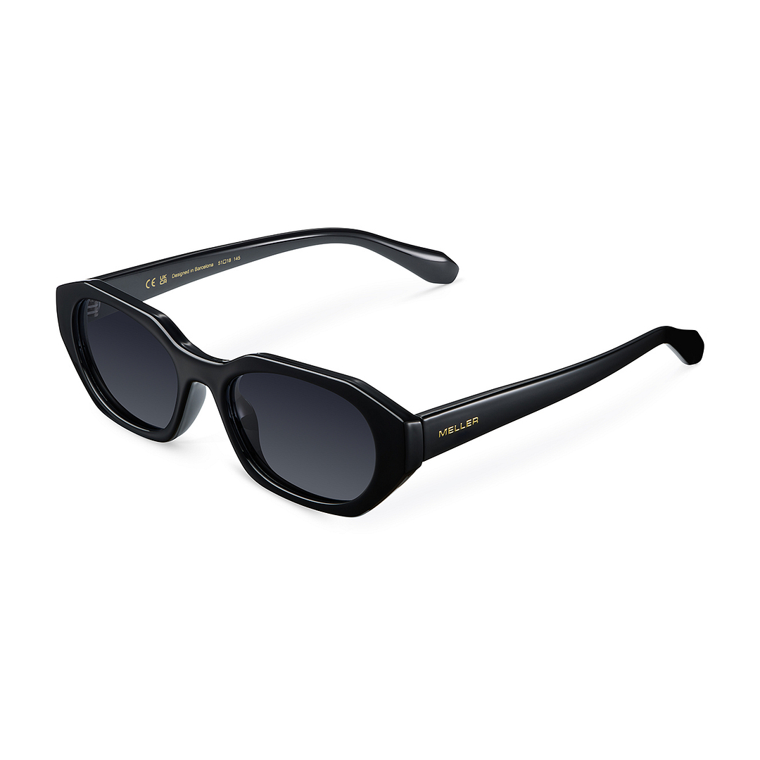 Buy Black Full Rim Oval Meller MEL S19223 Polarized Sunglasses
