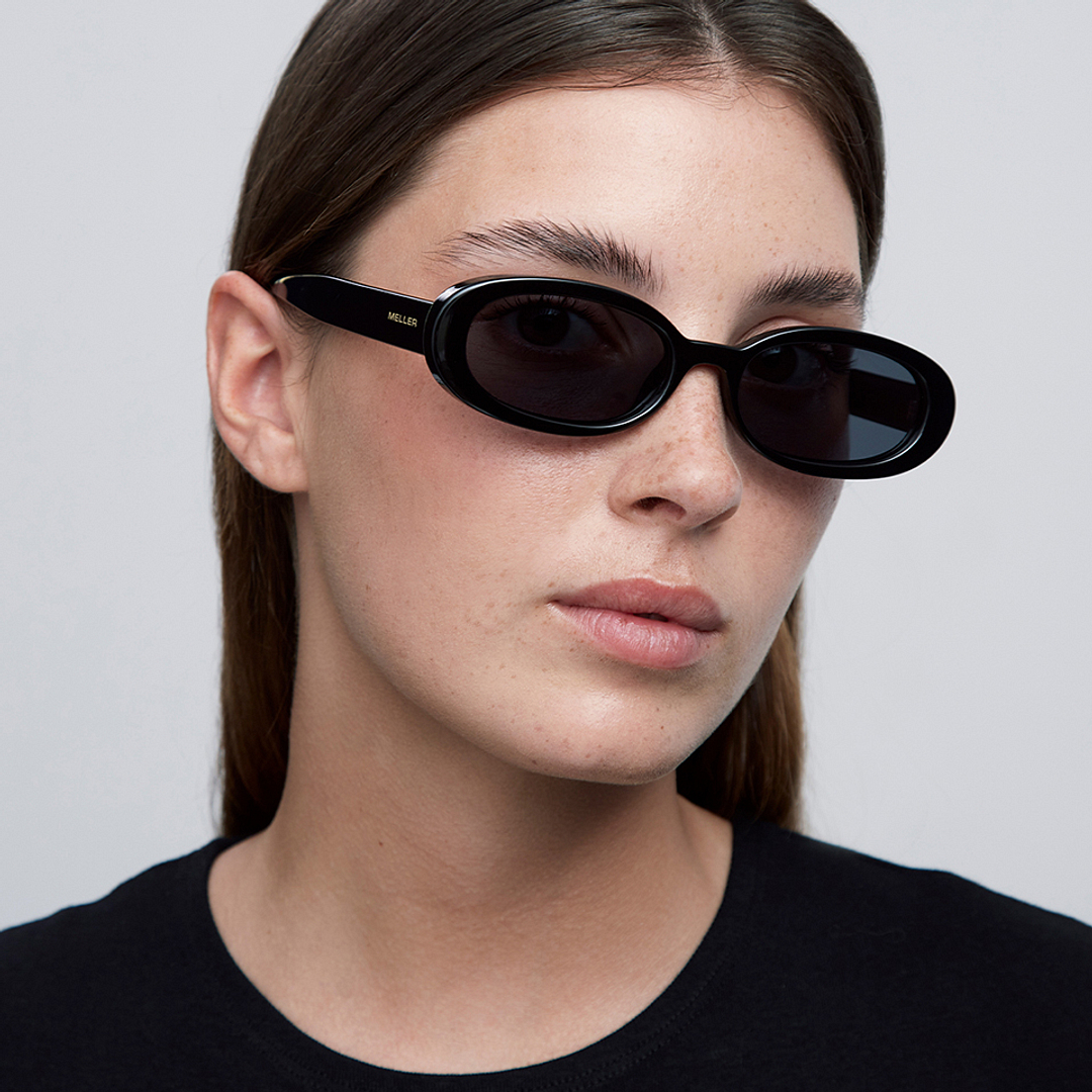 Black Full Rim Oval Meller KAI MEL S19233 Polarized Sunglasses