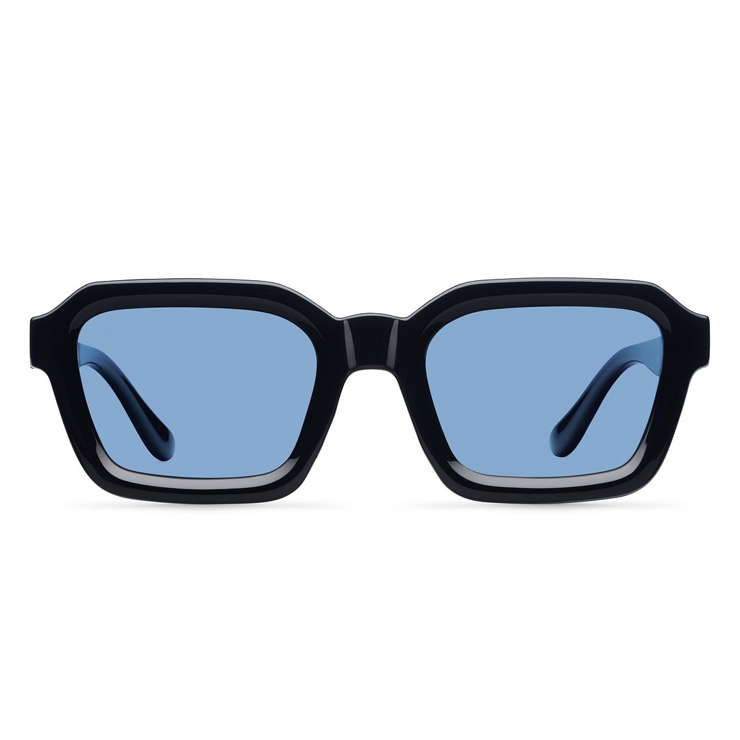 Meller Black Full Rim Geometric right side