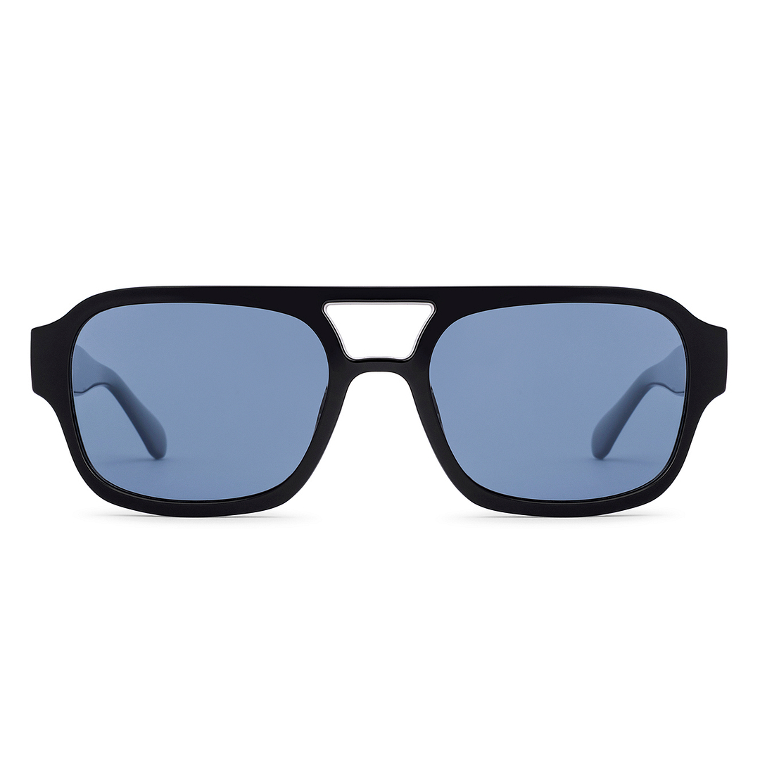 Meller Black Full Rim Rectangle right side