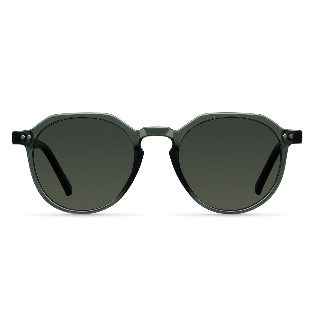 Meller Grey Full Rim Round right side