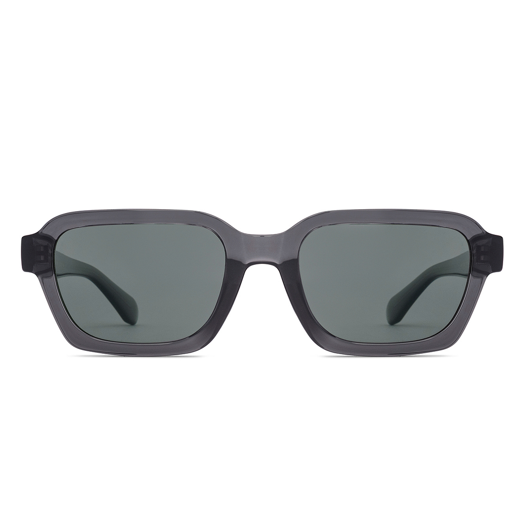 Meller Grey Transparent Full Rim Rectangle right side