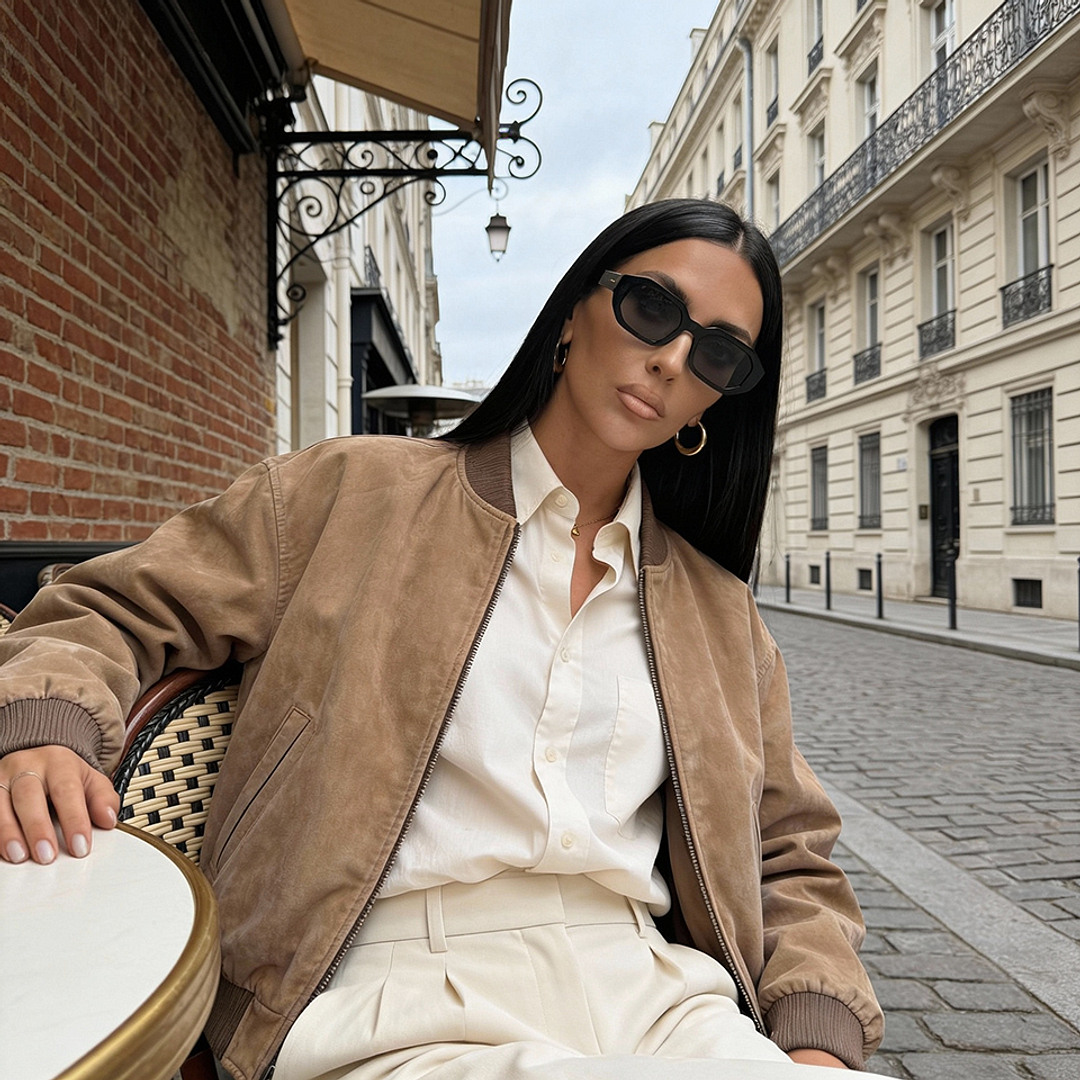 Meller Black Full Rim Geometric right side