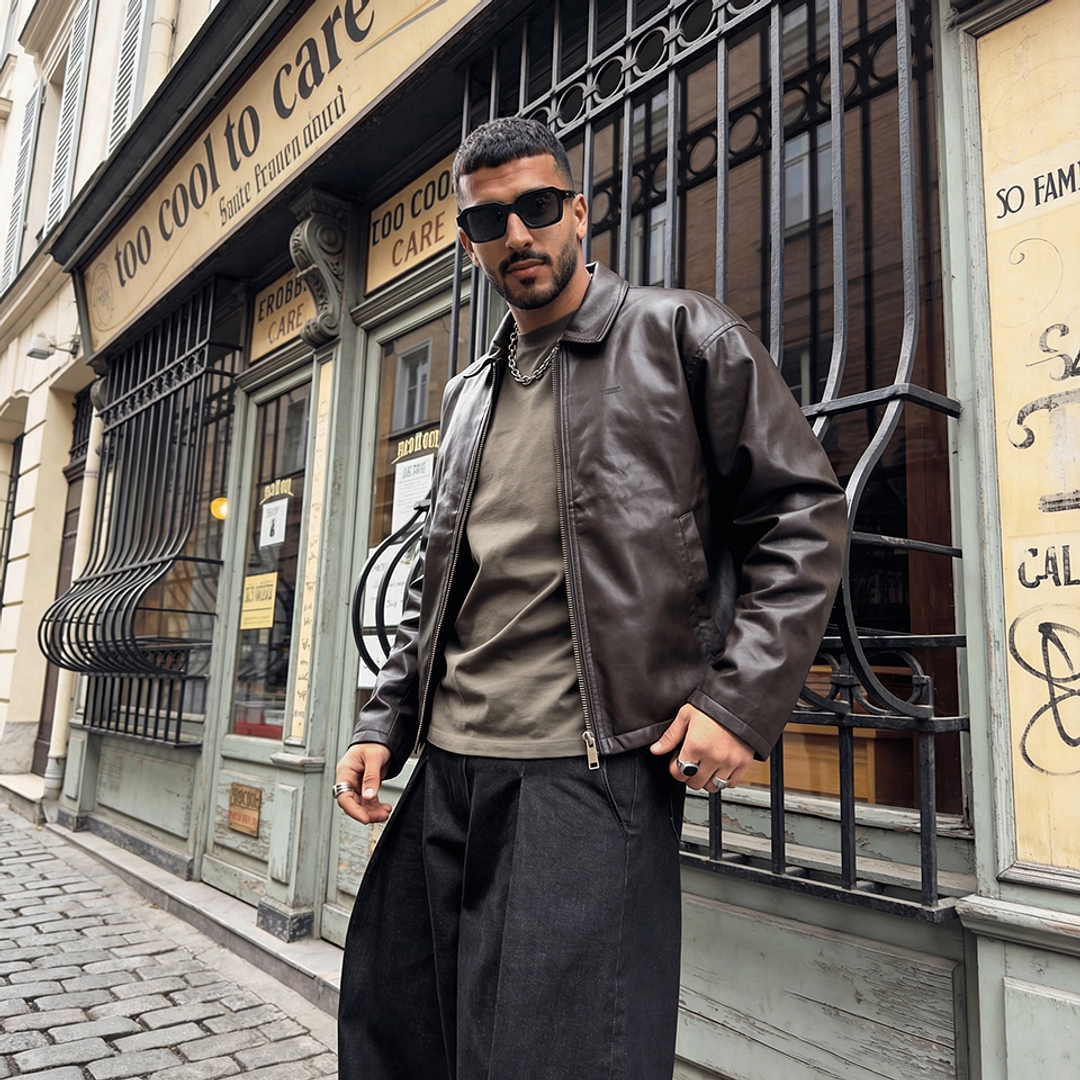 Meller Black Full Rim Geometric right side