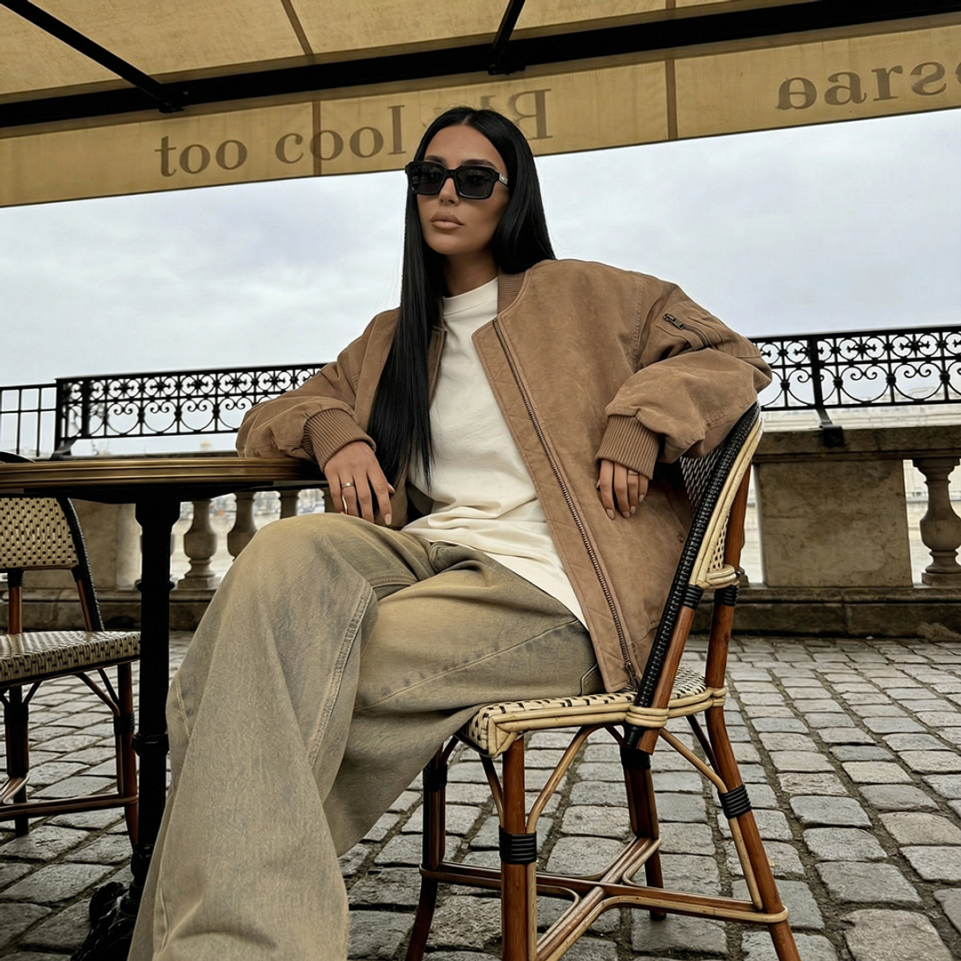 Meller Black Full Rim Geometric right side