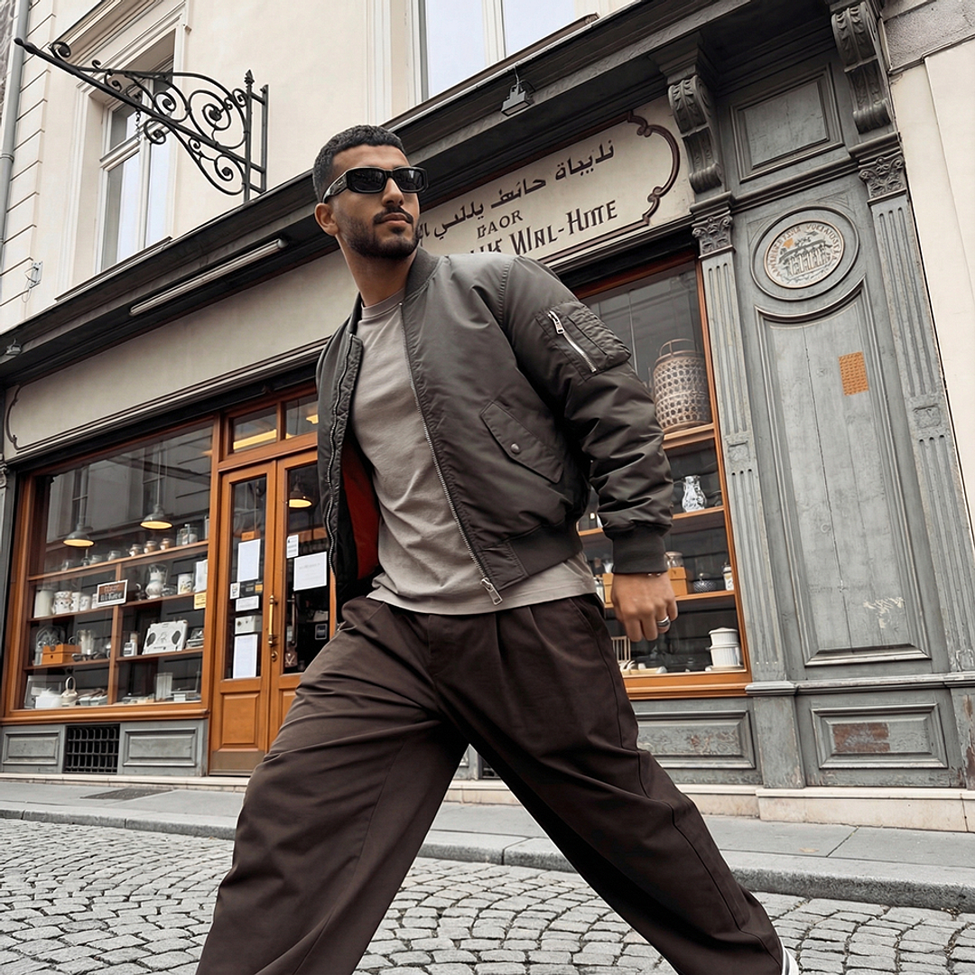 Meller Black Full Rim Geometric right side