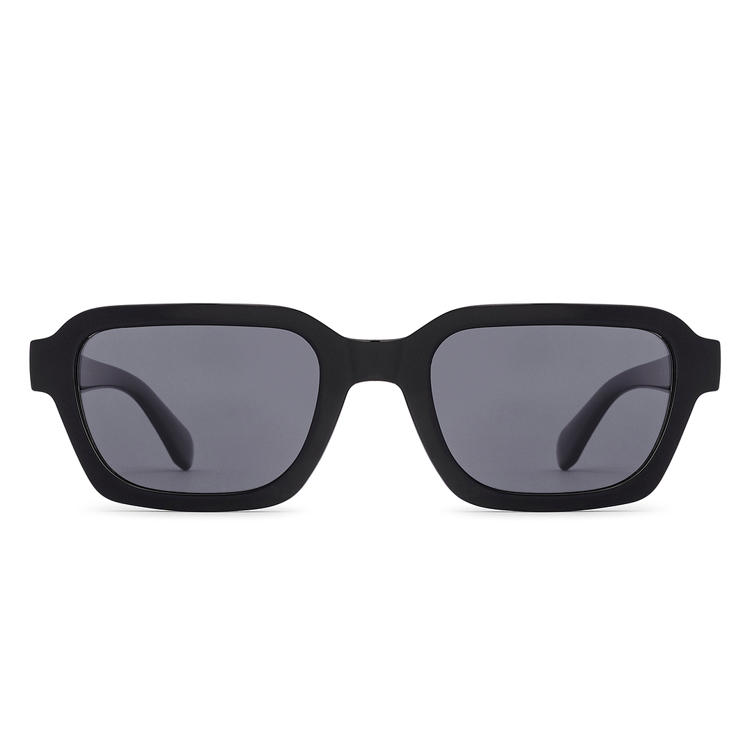 Meller Black Full Rim Rectangle right side