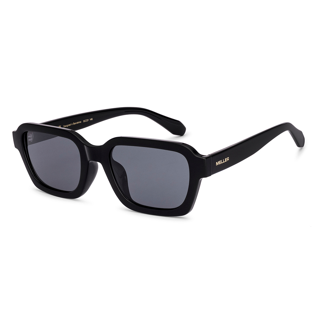 Meller Black Full Rim Rectangle right side