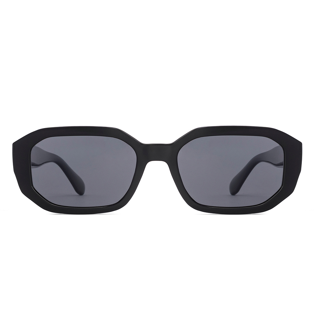 Meller Black Full Rim Rectangle right side