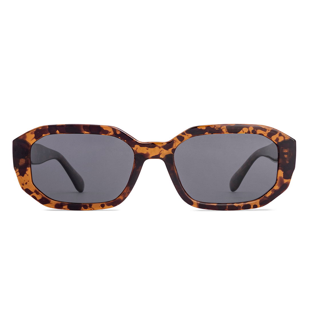 Meller Brown Tortoise Full Rim Rectangle right side