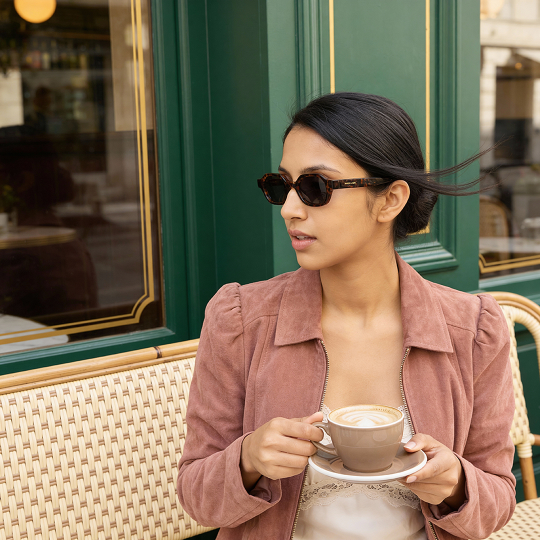 Grey Demi Full Rim Geometric Meller MEL S18819 Sunglasses