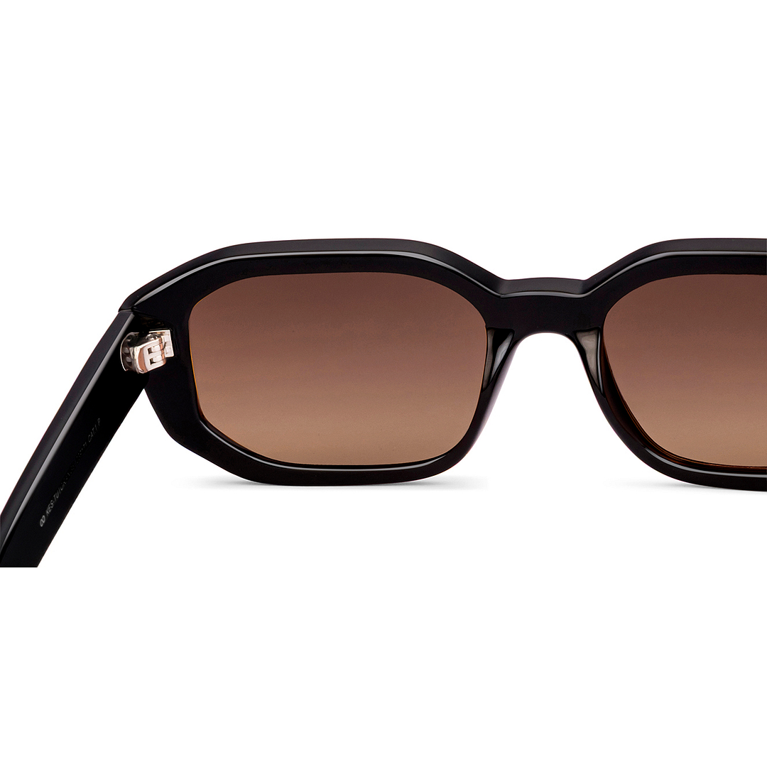 Meller Black Full Rim Geometric right side