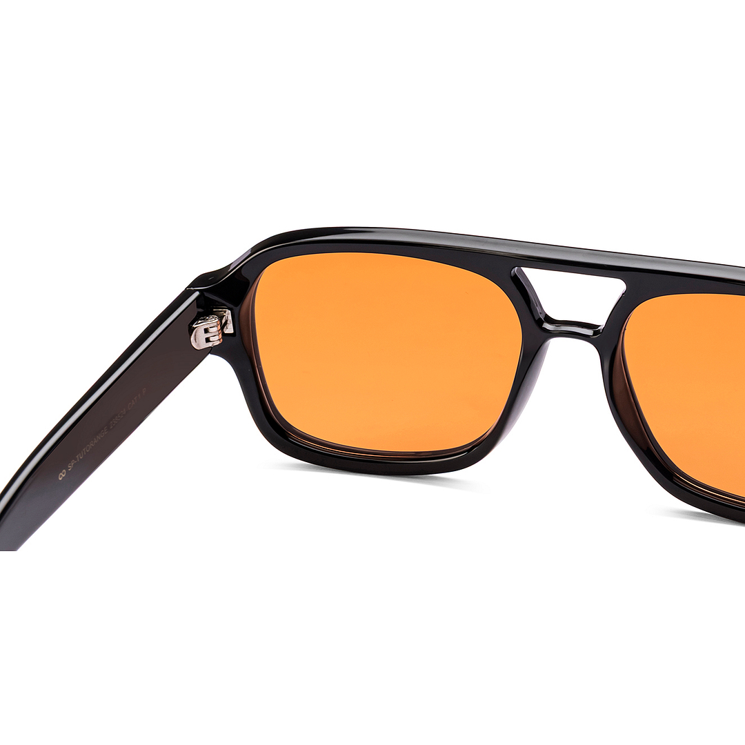 Meller Black Full Rim Square right side