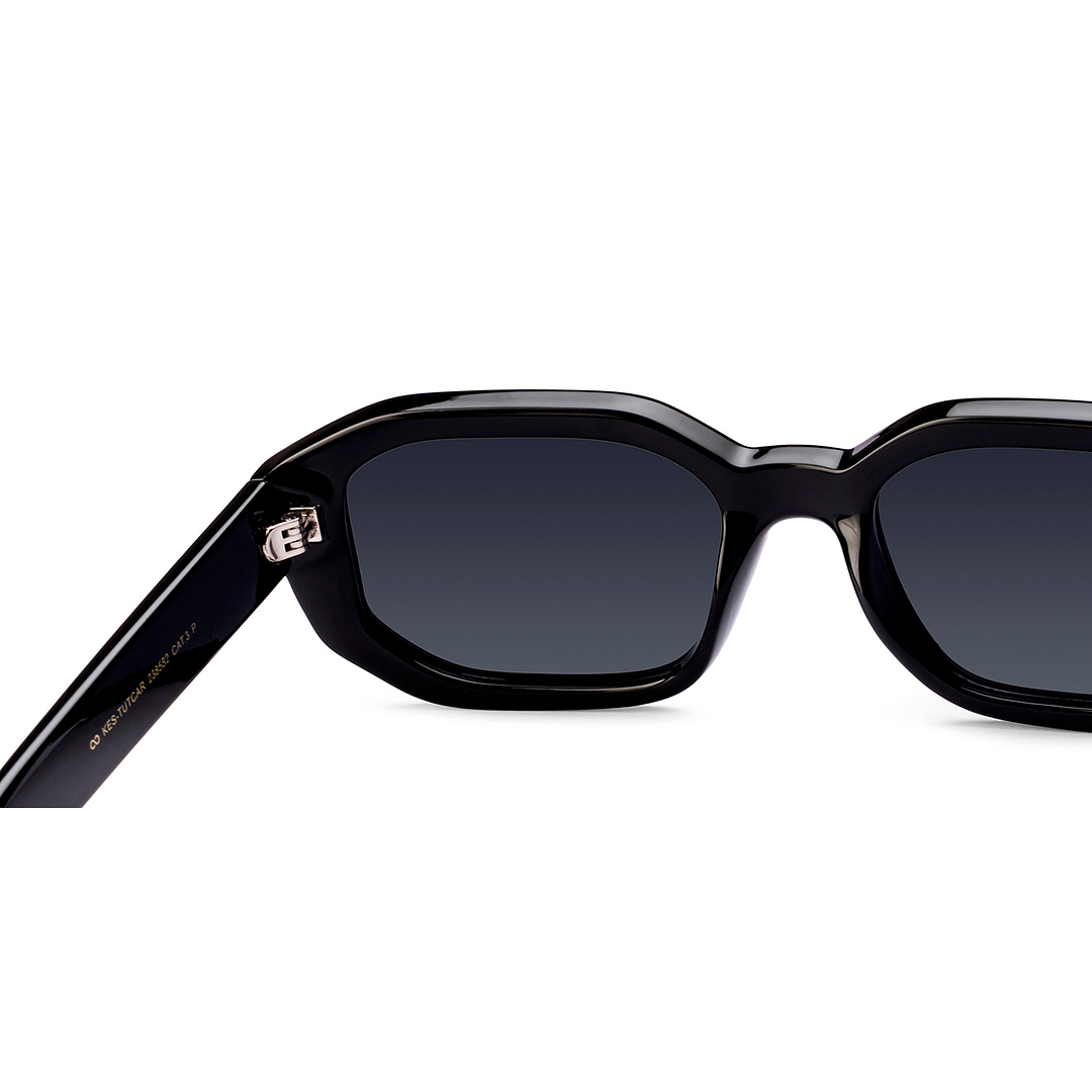 Meller Black Full Rim Geometric right side