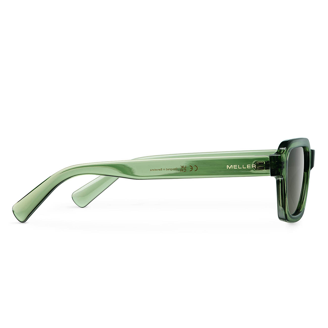 Meller Green Full Rim Rectangle left side