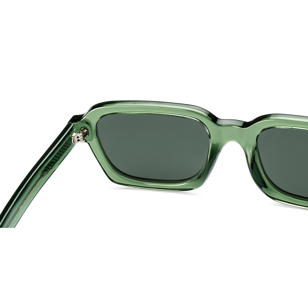 Meller Green Full Rim Rectangle right side