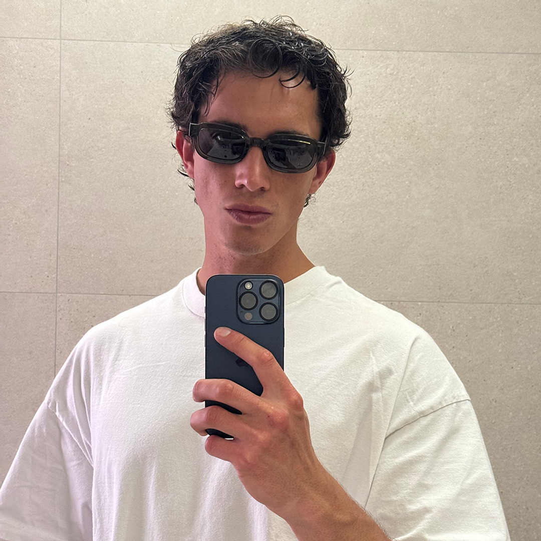 Meller Green Full Rim Rectangle left side