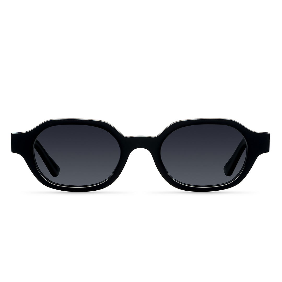 Meller Black Full Rim Geometric right side