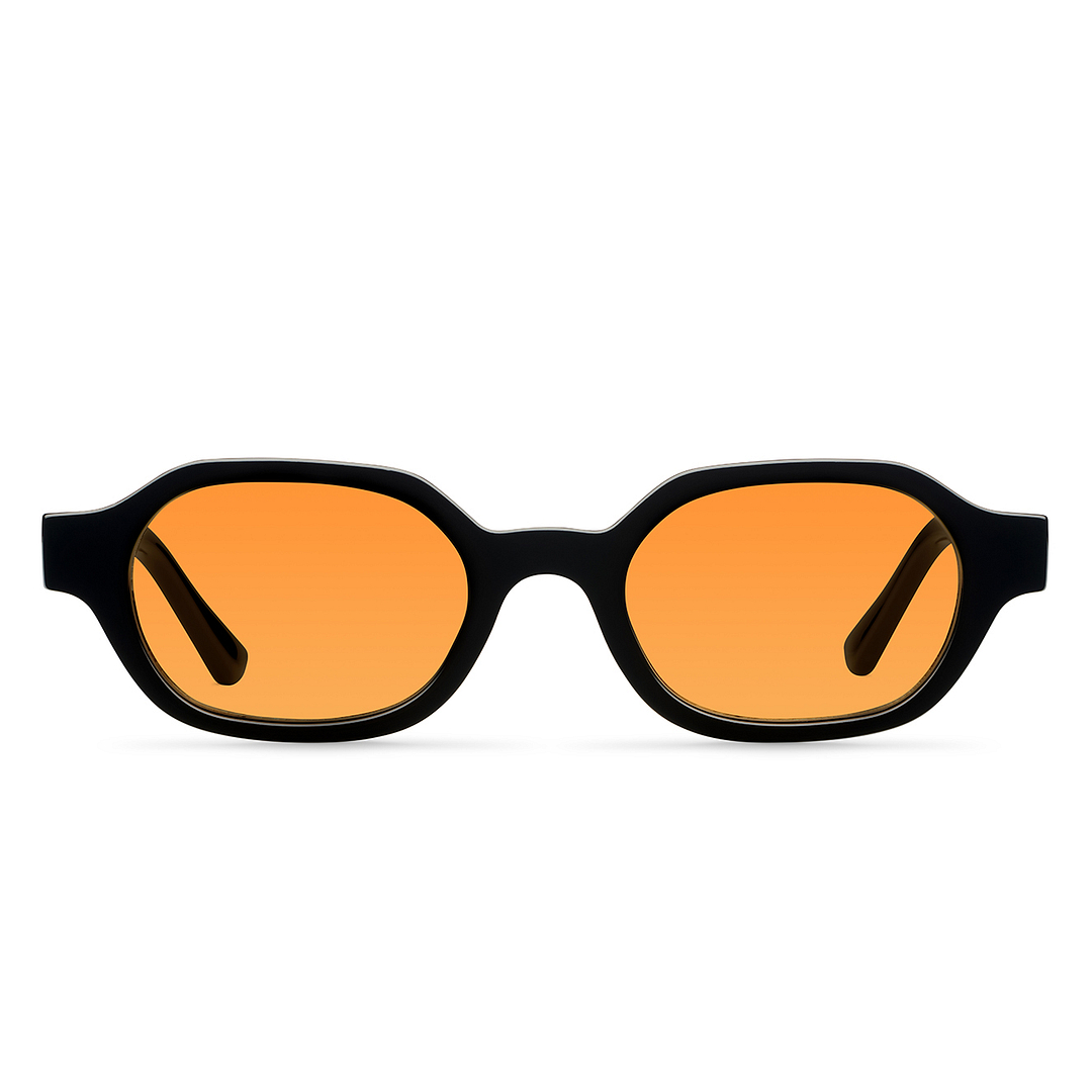 Meller Black Full Rim Geometric right side