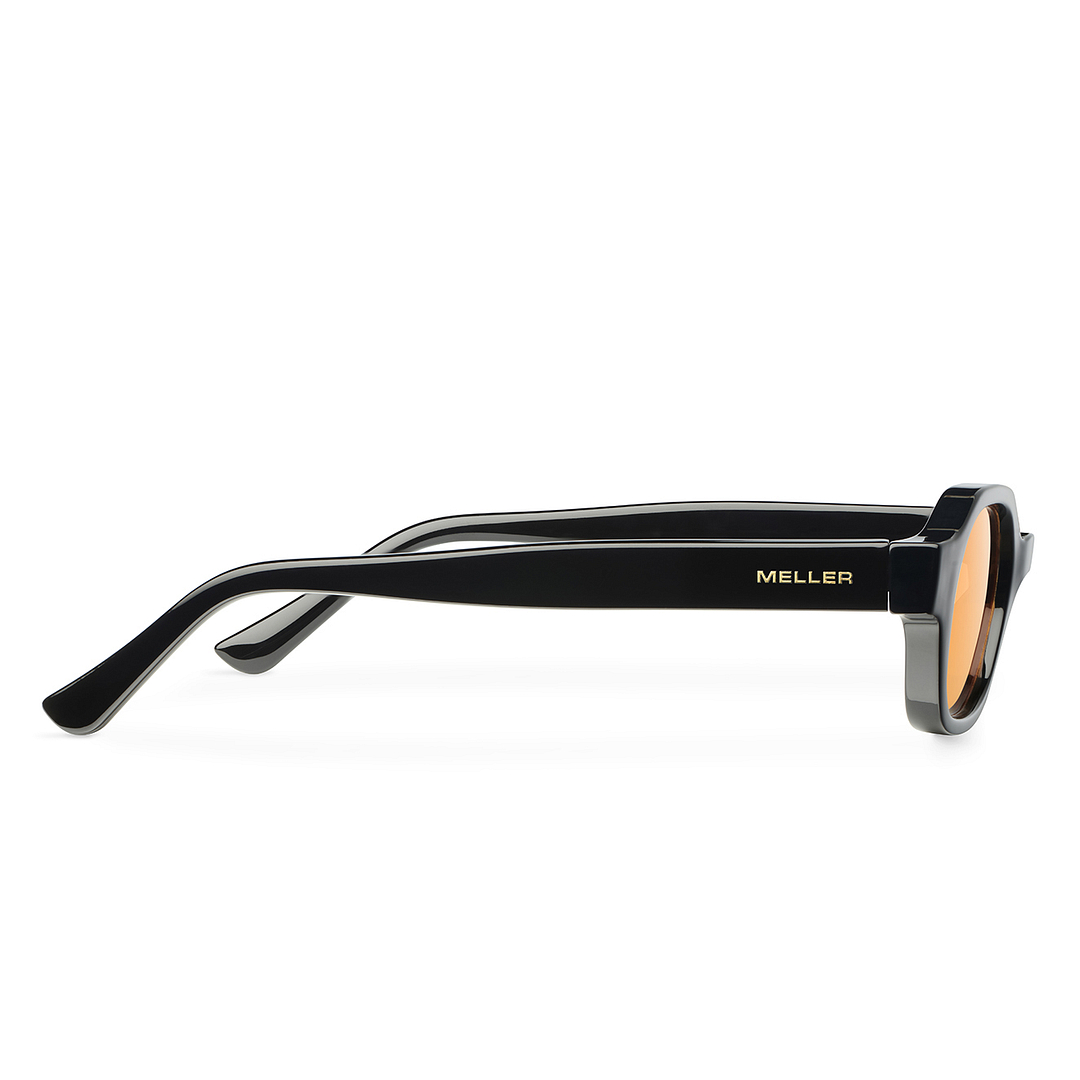 Meller Black Full Rim Geometric left side