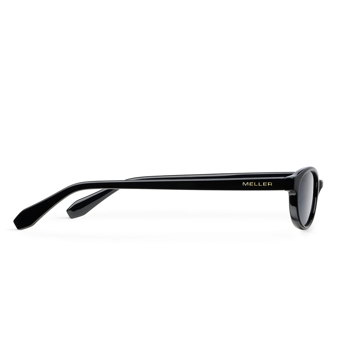 Meller Black Full Rim Oval left side