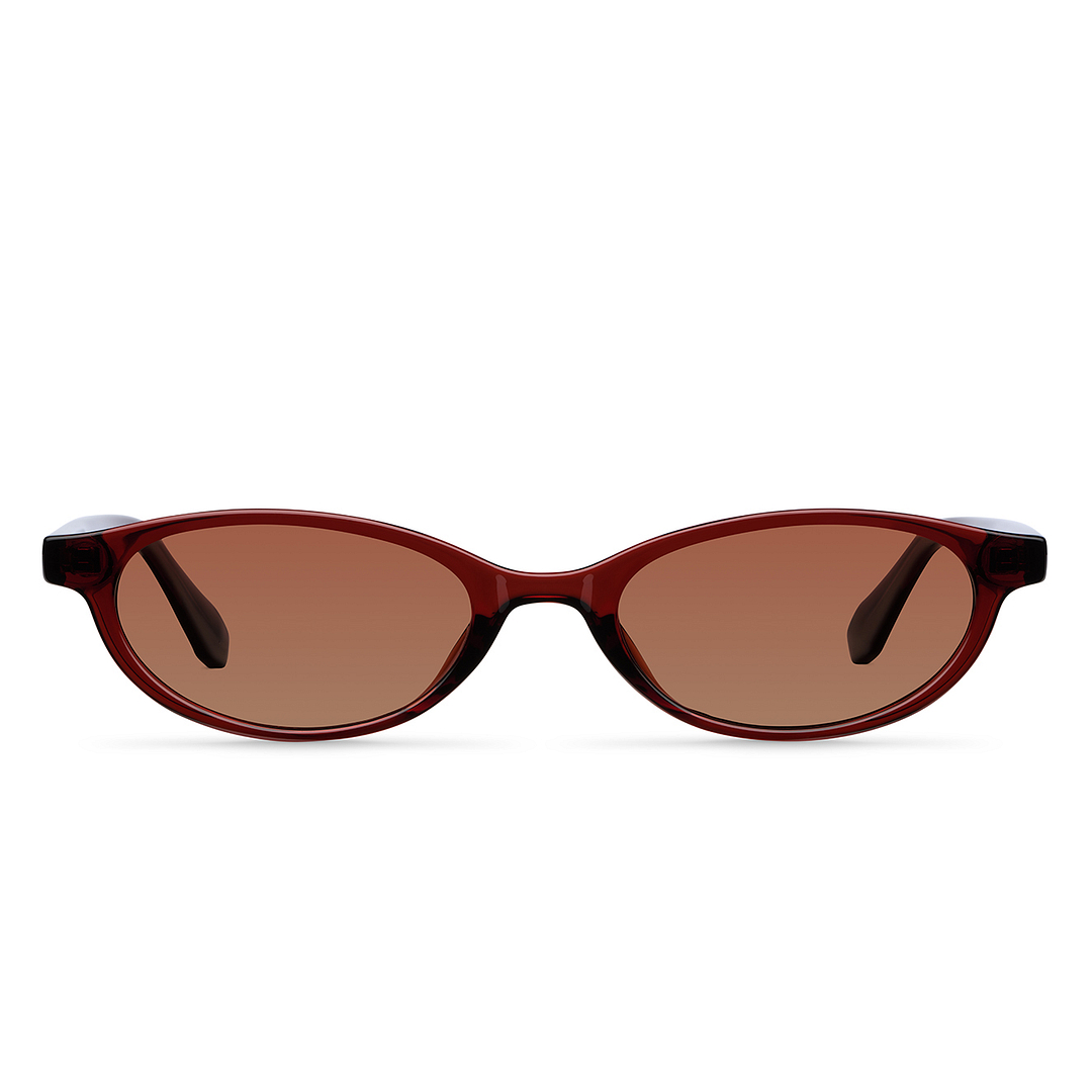 Meller Red Full Rim Oval right side