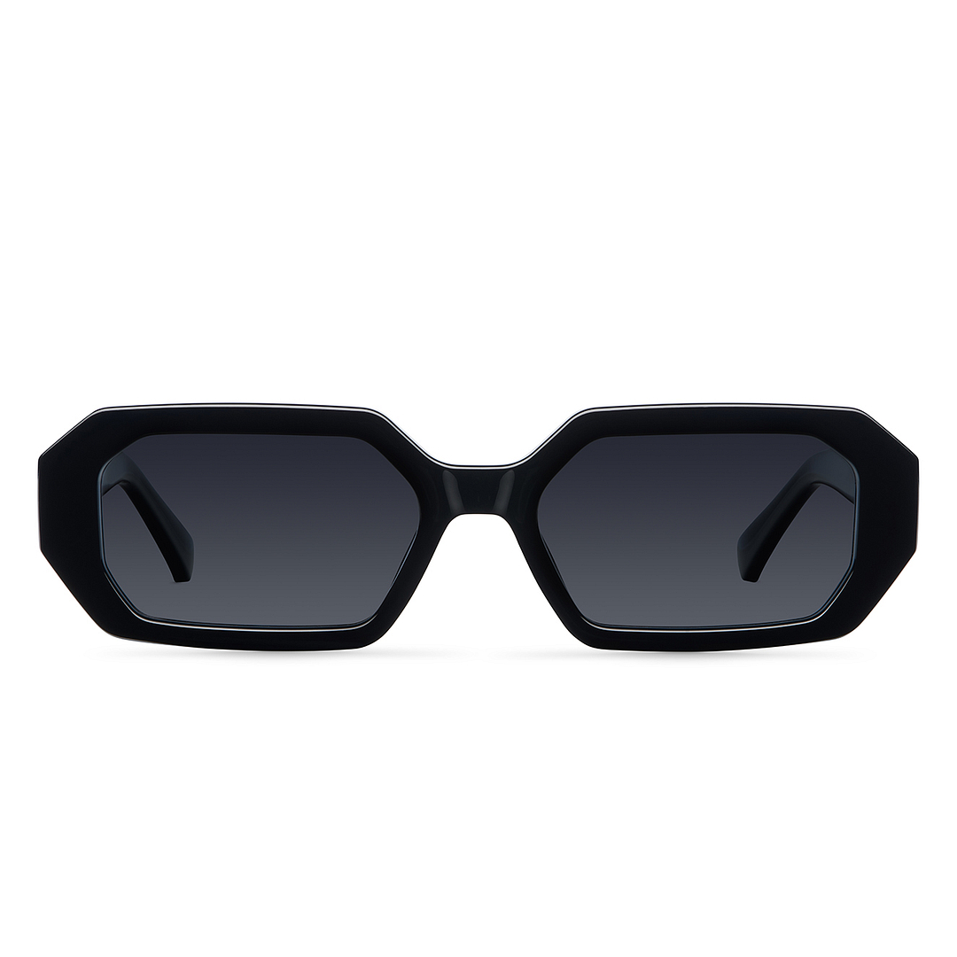 Meller Black Full Rim Geometric right side