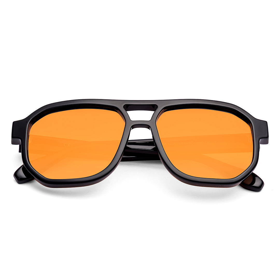 Meller Black Full Rim Square left side