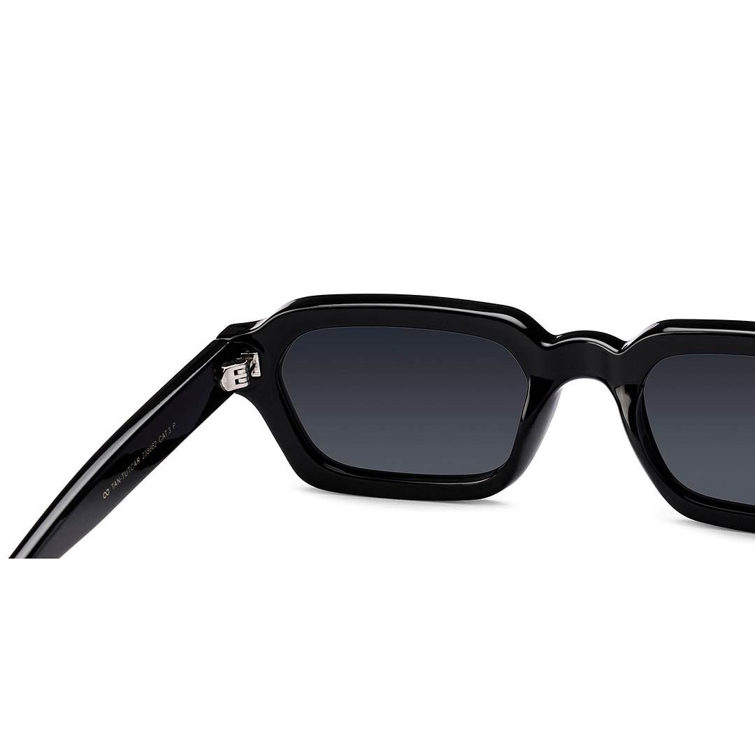 Meller Black Full Rim Geometric right side