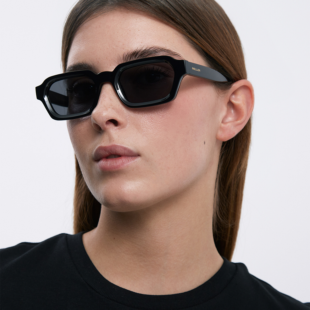 Meller Black Full Rim Geometric right side