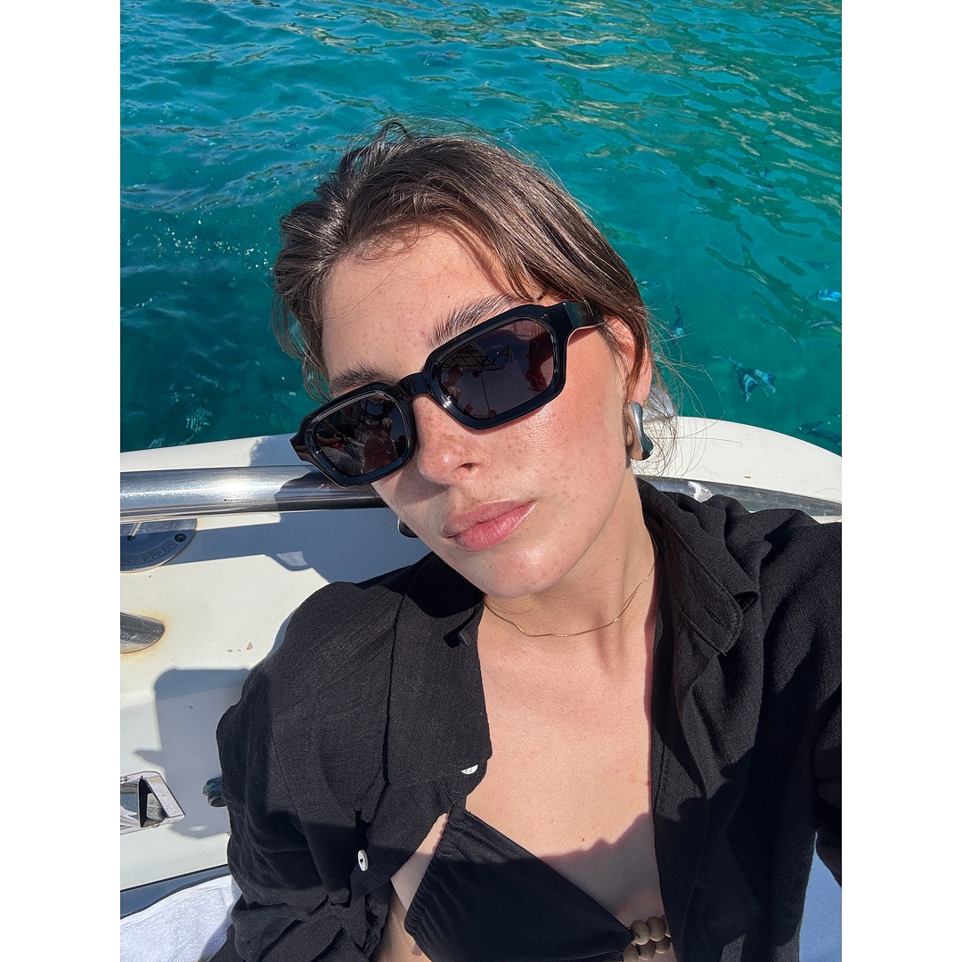 Meller Black Full Rim Geometric right side