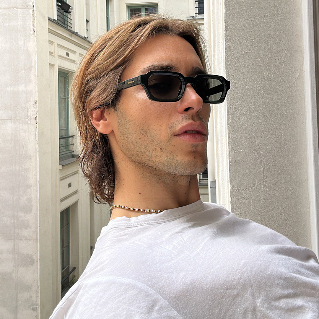 Meller Grey Full Rim Geometric right side