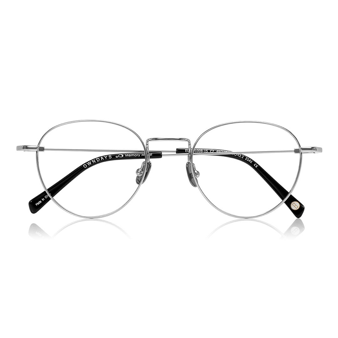 OWNDAYS | AIR Silver Full Rim Boston right side