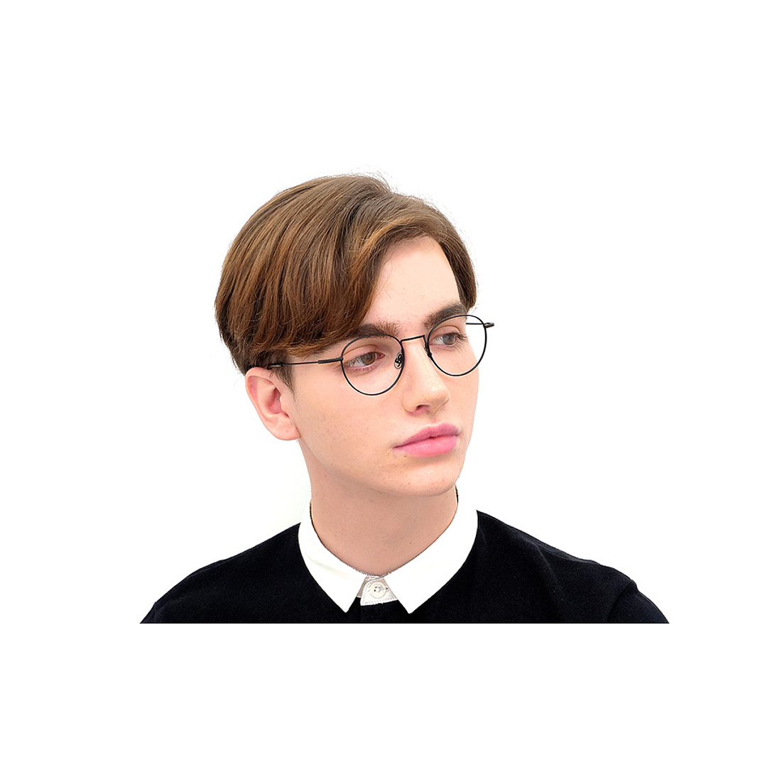 OWNDAYS | AIR Silver Full Rim Boston left side