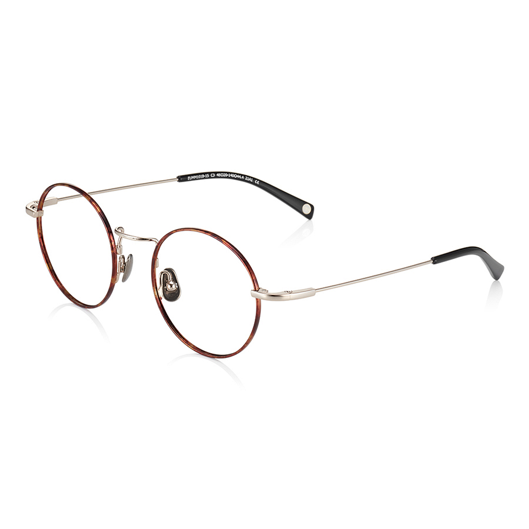 OWNDAYS | AIR Light Brown Full Rim Round left side